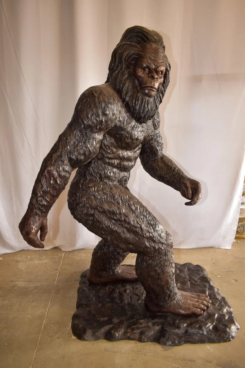 Bigfoot the Legendary Creature, Giant Bronze Statue Replica 42" X 63" X 83"H