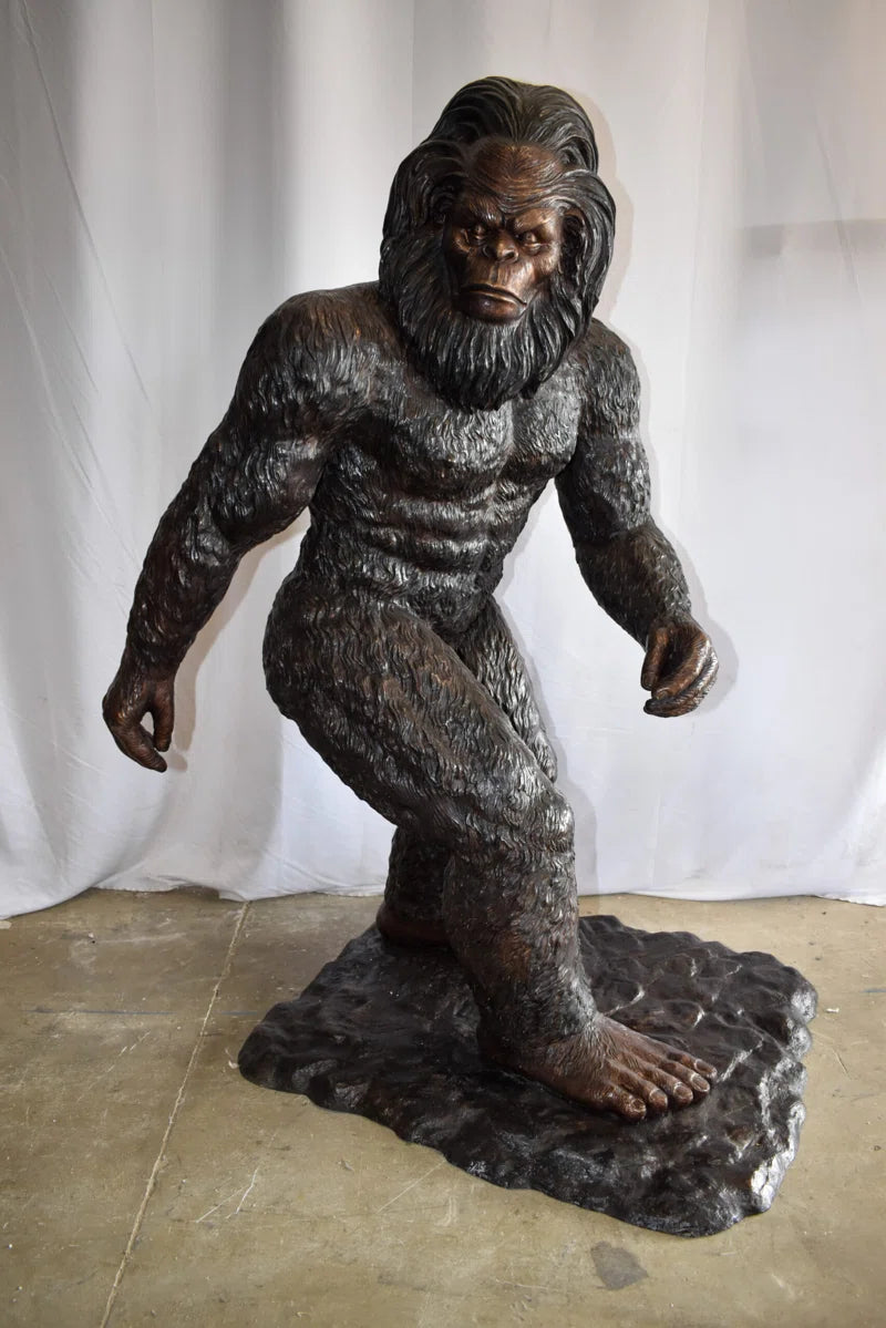 Bigfoot the Legendary Creature, Giant Bronze Statue Replica 42" X 63" X 83"H