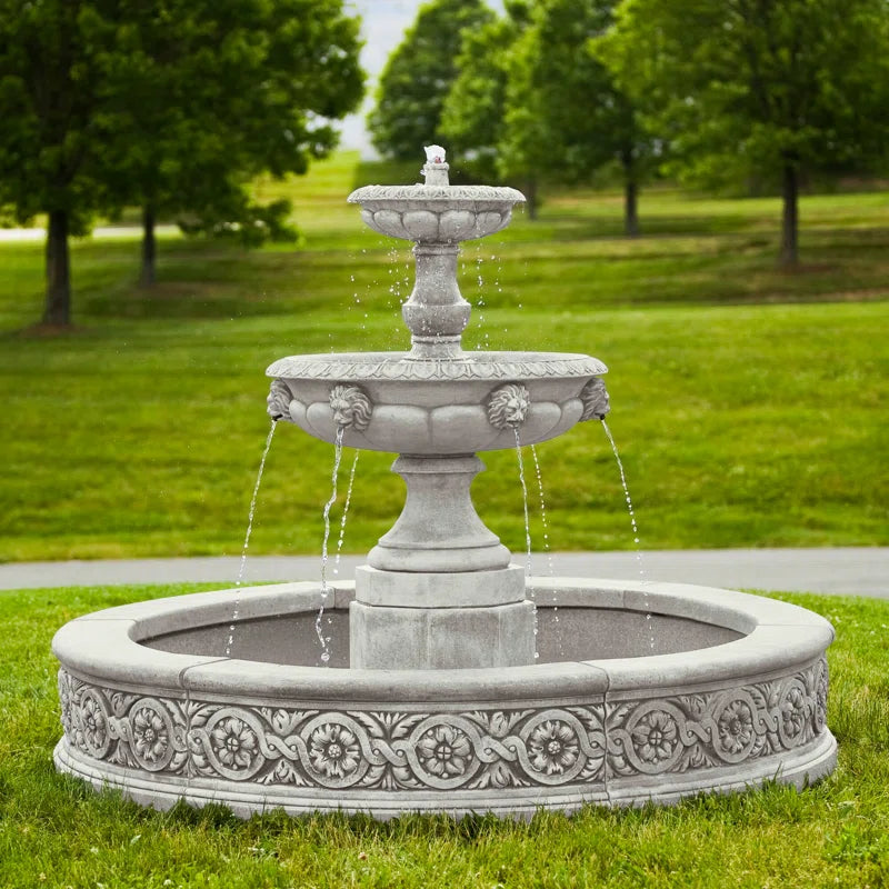 Parisienne Hand Crafted Weather Resistant Floor Fountain