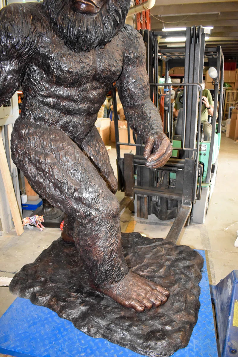 Bigfoot the Legendary Creature, Giant Bronze Statue Replica 42" X 63" X 83"H