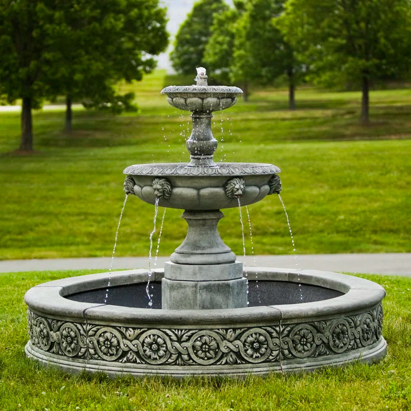 Parisienne Hand Crafted Weather Resistant Floor Fountain