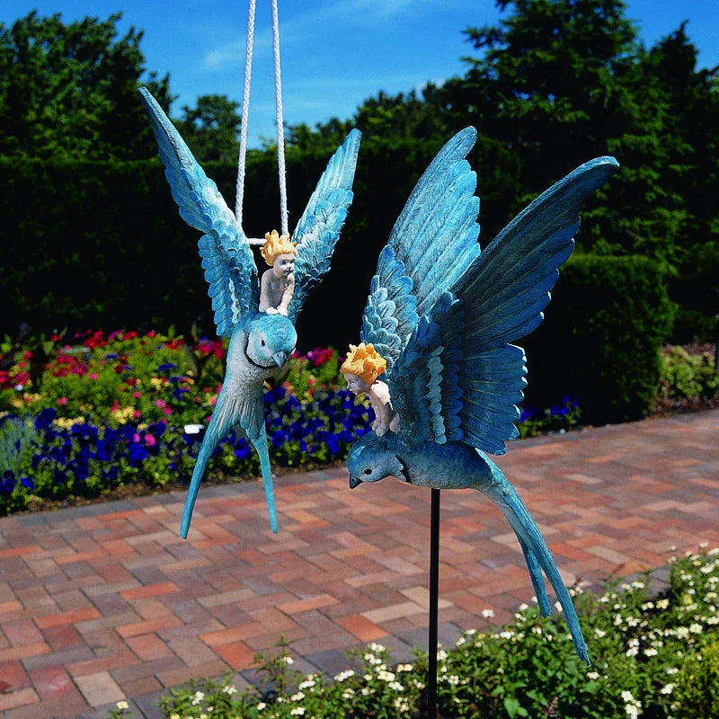 Thumbelina Garden Statue with Hanging