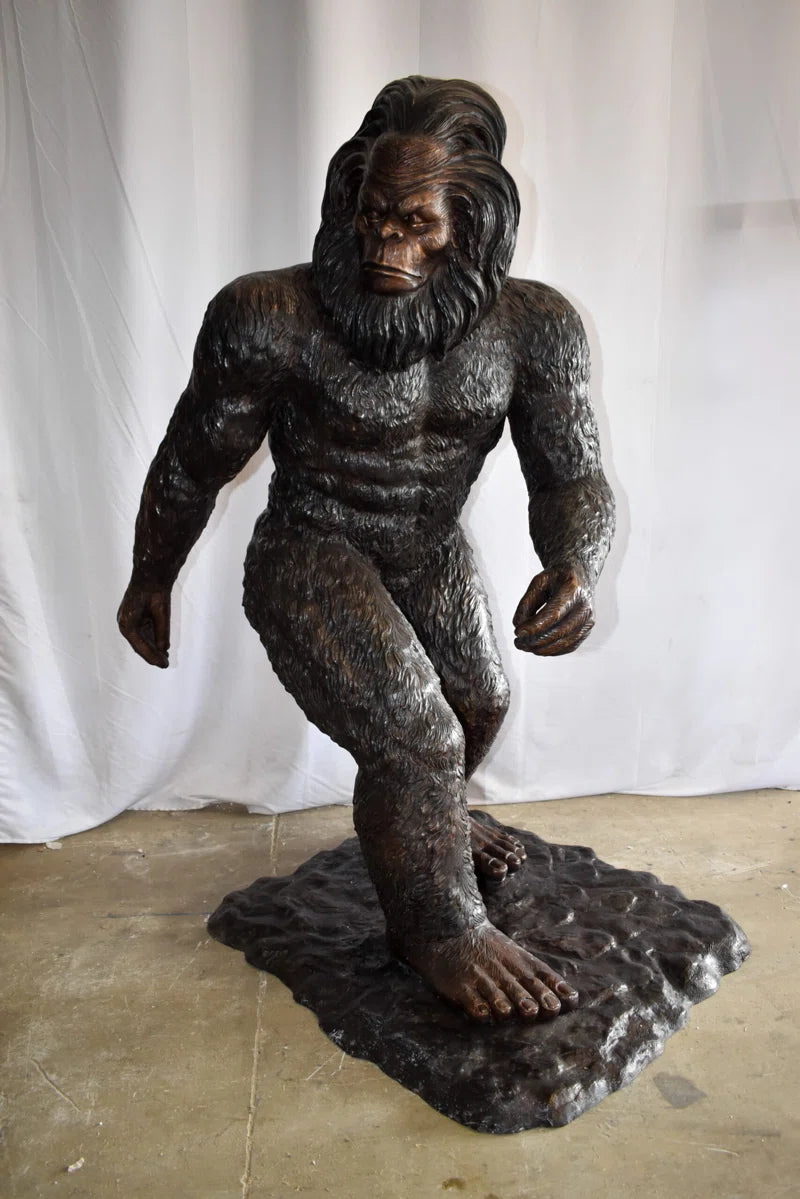 Bigfoot the Legendary Creature, Giant Bronze Statue Replica 42" X 63" X 83"H