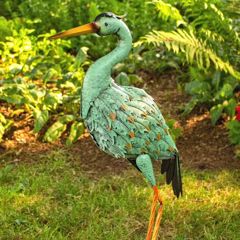 Eva Assorted Iron Herons 6 Piece Statue Set