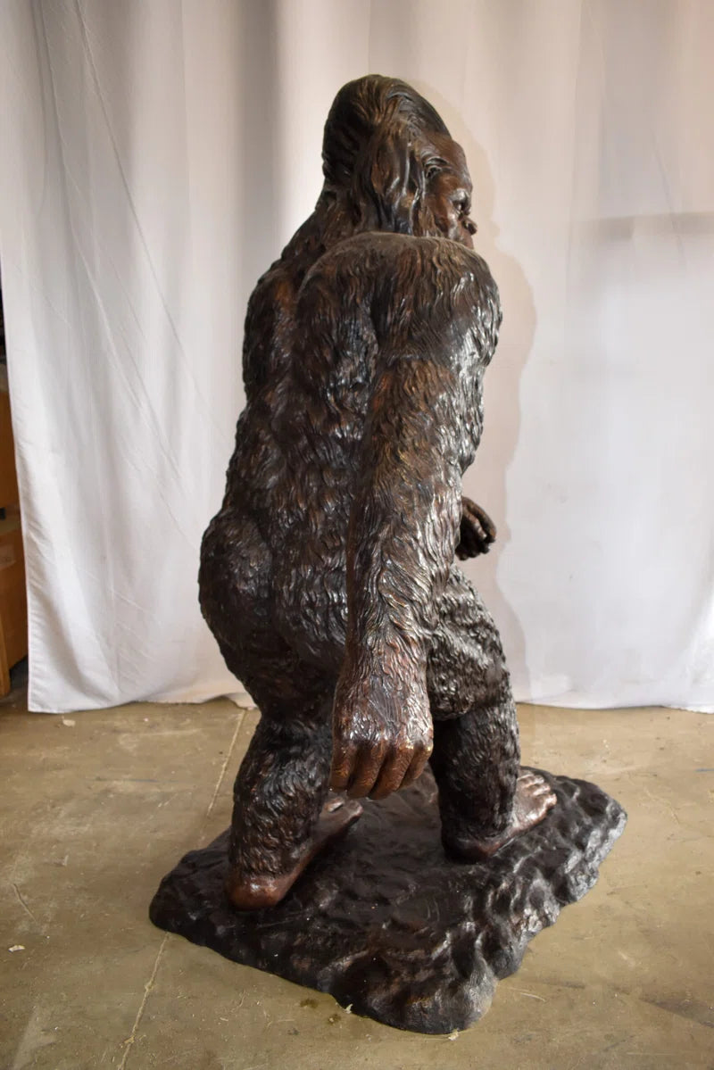 Bigfoot the Legendary Creature, Giant Bronze Statue Replica 42" X 63" X 83"H