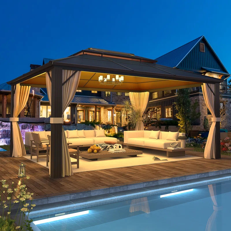 Aluminum Patio Hardtop Gazebo
