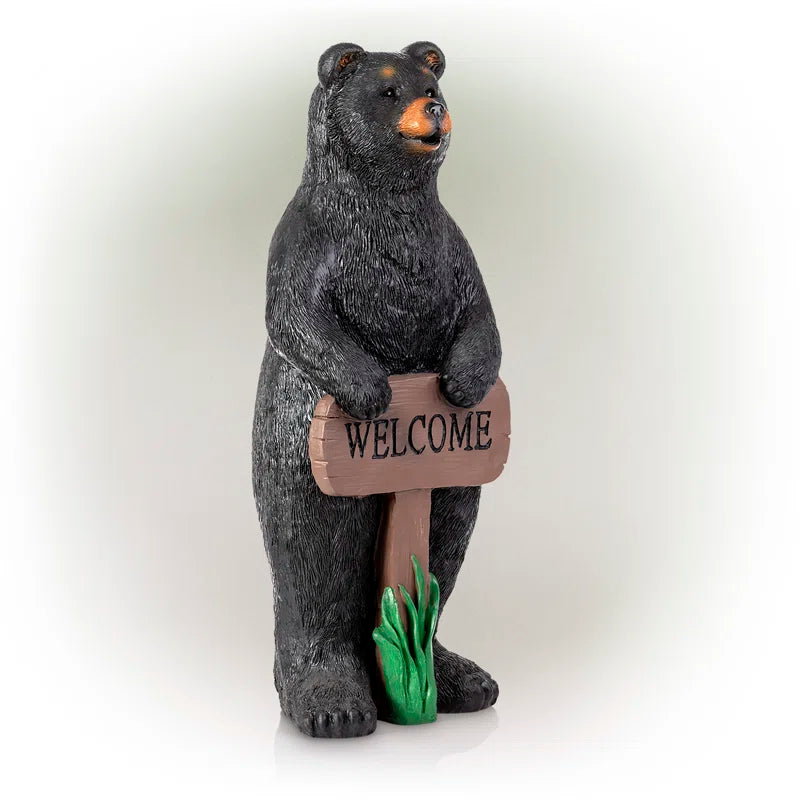 Millican Bear No Durability Features Plastic Garden Statue