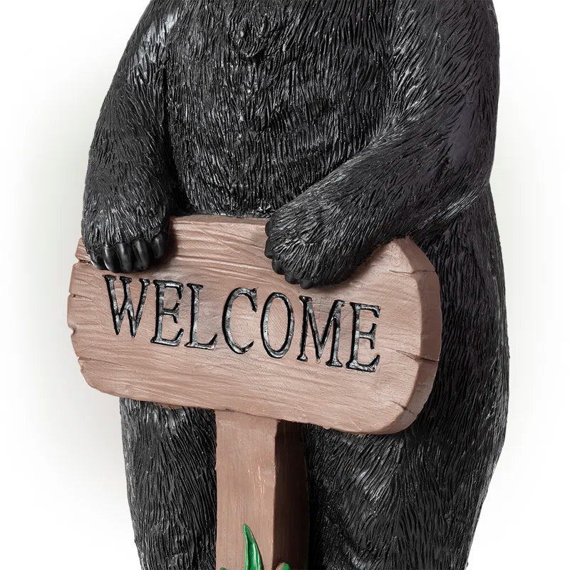 Millican Bear No Durability Features Plastic Garden Statue
