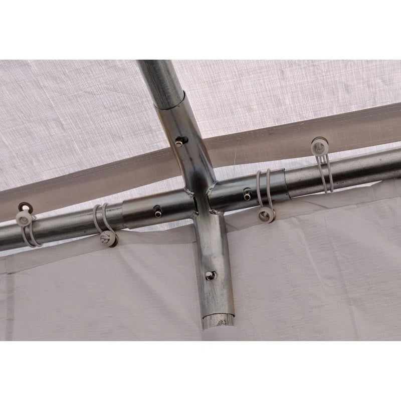 Heavy Duty Carport & Party Tent with Removable Sidewalls and Double Doors, Large Canopy Tent, Sun Shade Shelter, for Parties, Wedding, Outdoor Events, BBQ