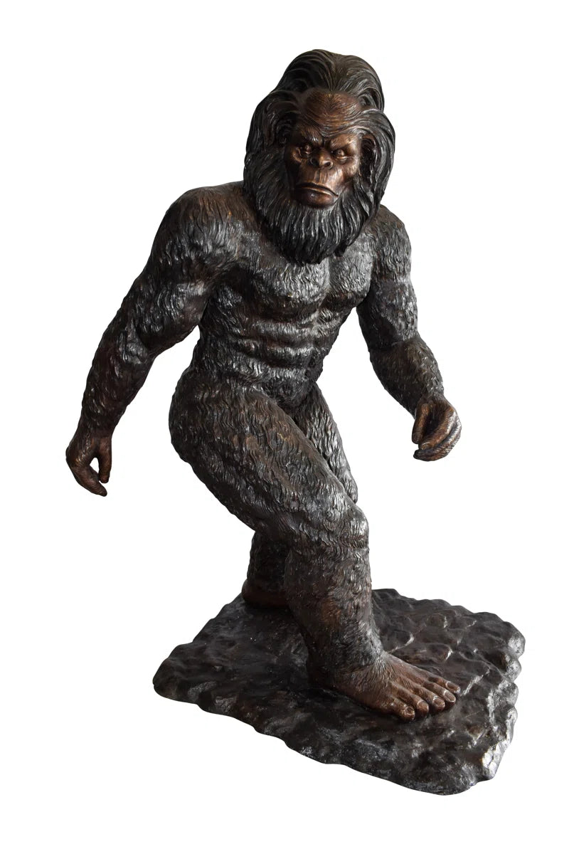 Bigfoot the Legendary Creature, Giant Bronze Statue Replica 42" X 63" X 83"H