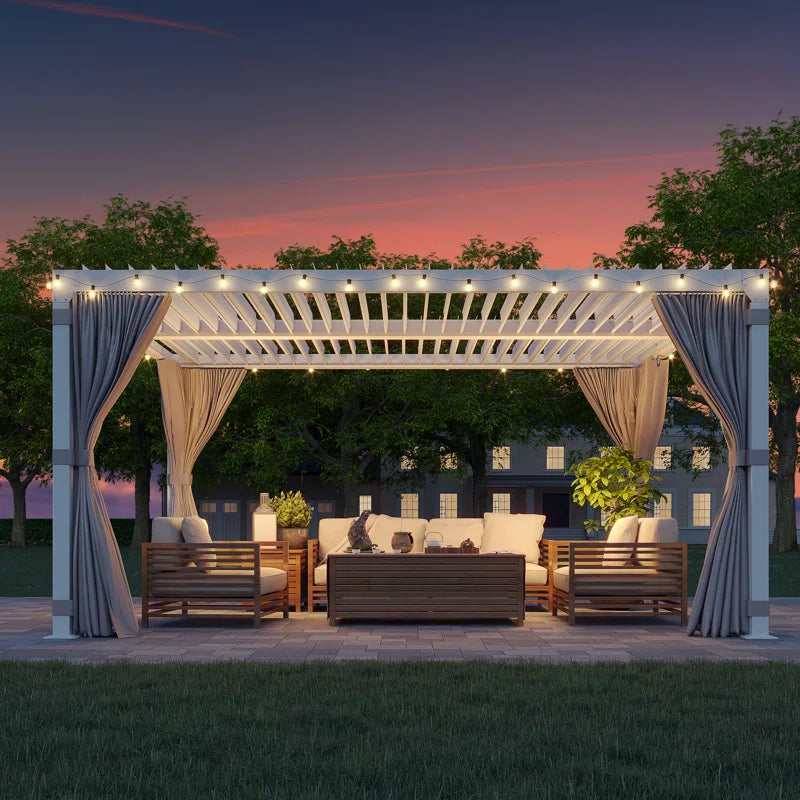12 Ft. W X 10 Ft. D Aluminum Pergola