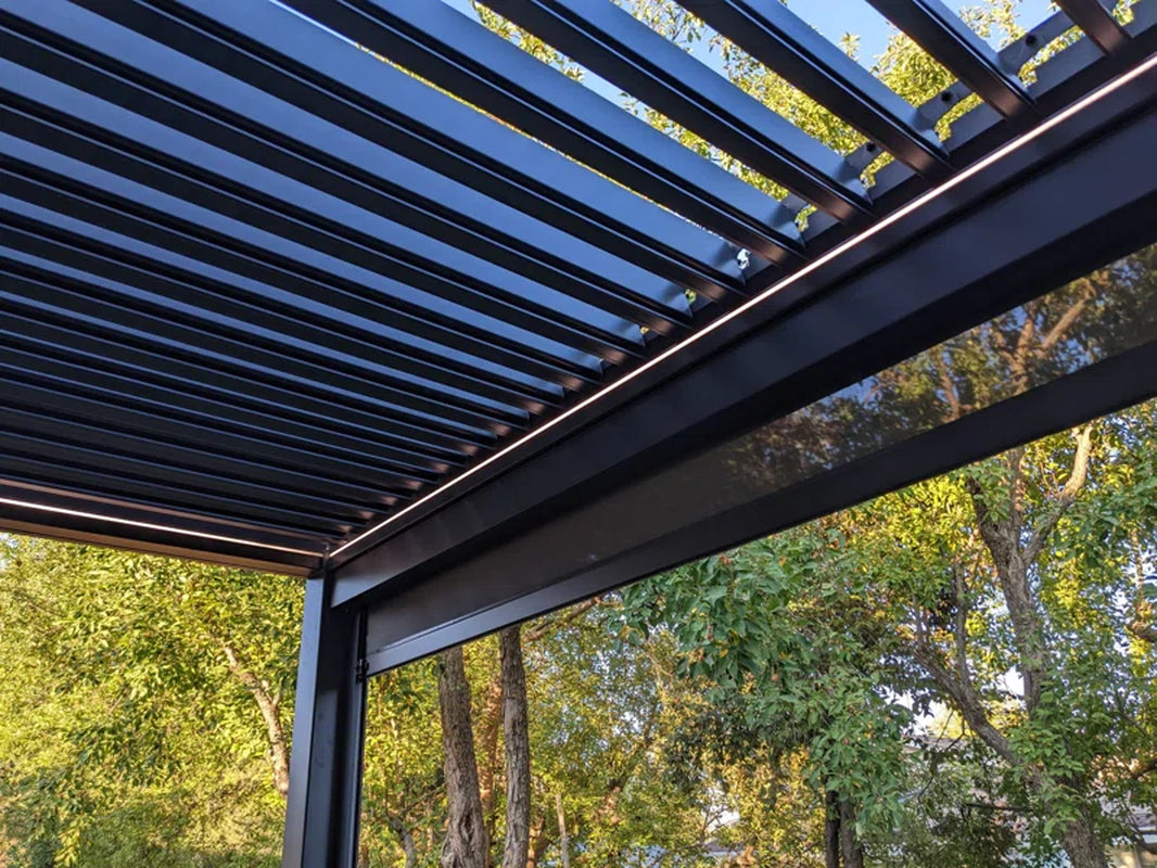 Motorized Aluminum Louver Pergola