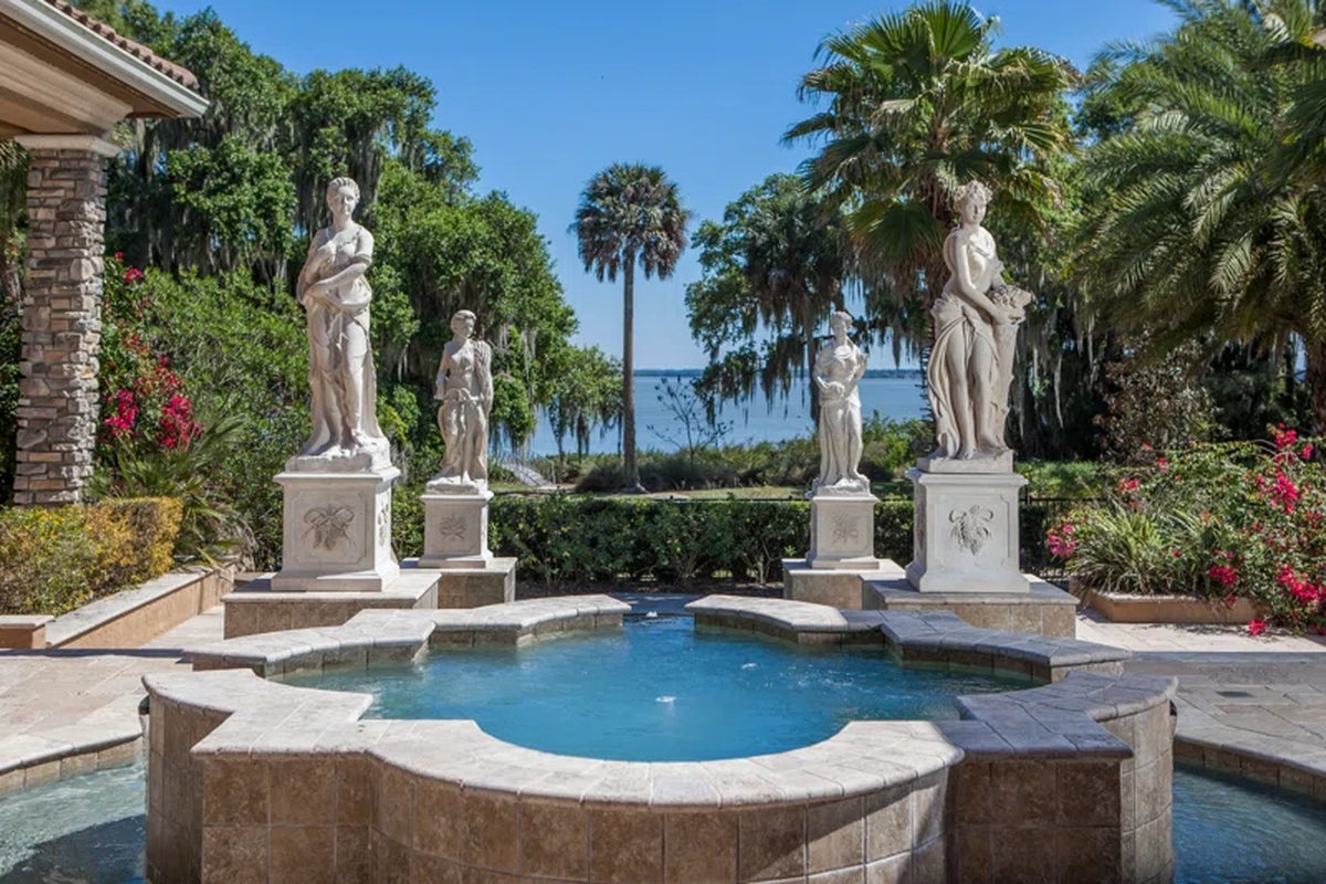 Four Seasons 4 Piece Statue Set