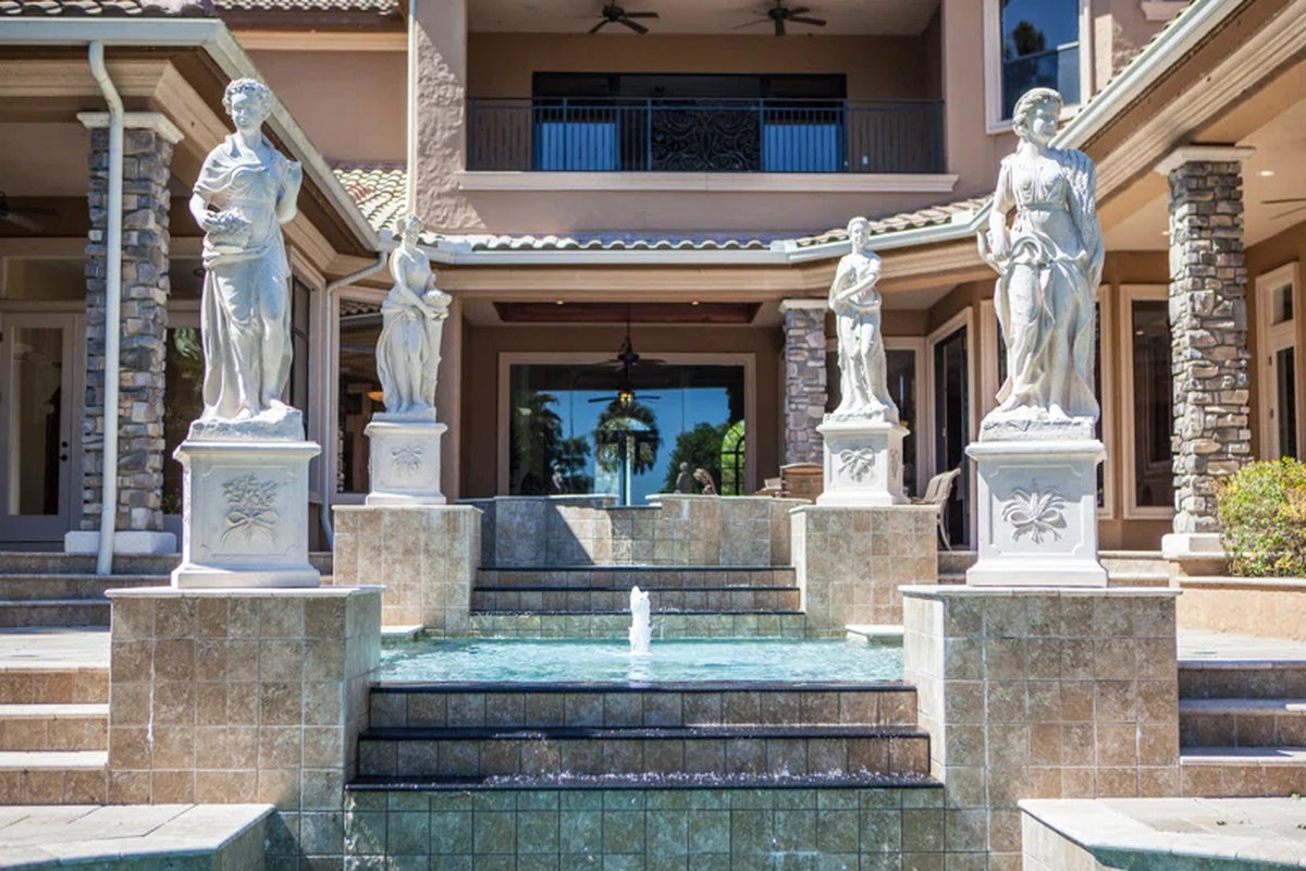 Four Seasons 4 Piece Statue Set