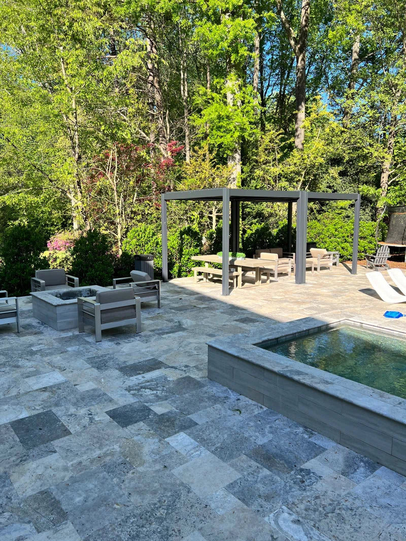 Motorized Aluminum Louver Pergola