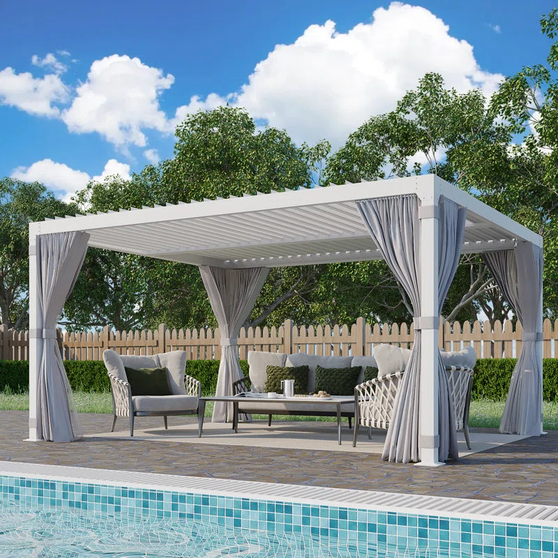 12 Ft. W X 10 Ft. D Aluminum Pergola