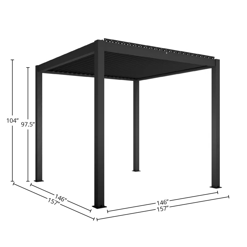 Motorized Aluminum Louver Pergola