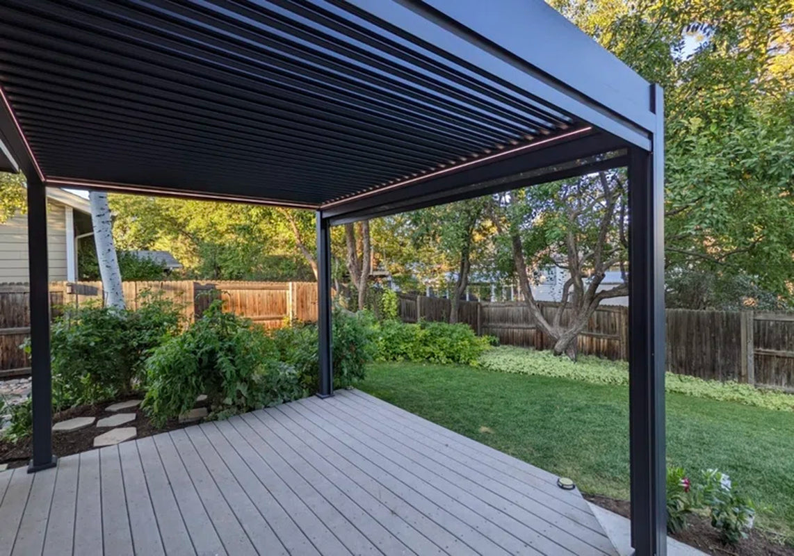 Motorized Aluminum Louver Pergola
