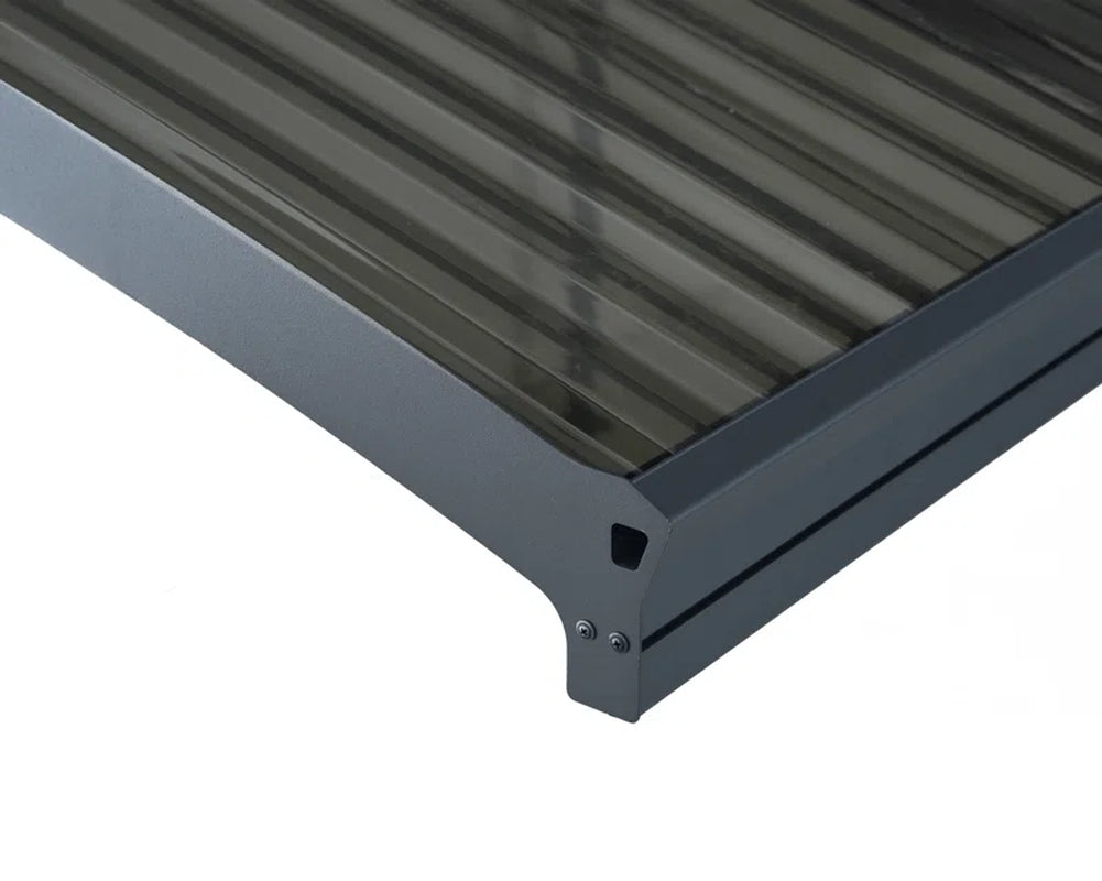 Palram -  Atlas 5000 10 Ft W X 16 Ft D Metal/Polycarbonate Carport - Gray/Bronze