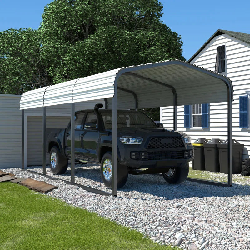 Steel Carport, Galvanized Multiple Sizes