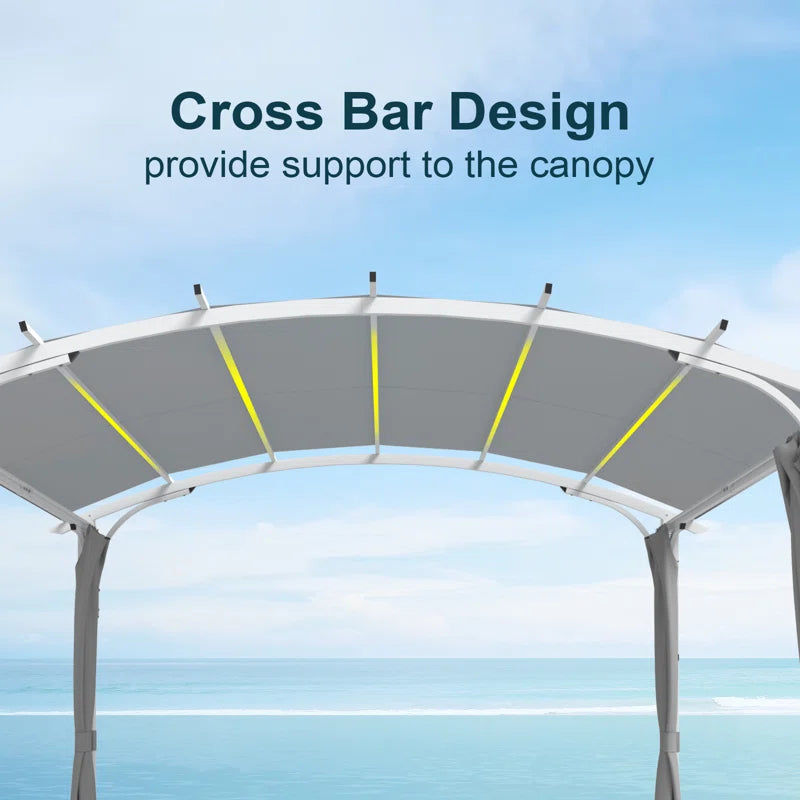 11 Ft. W X 11 Ft. D Pergola with Canopy