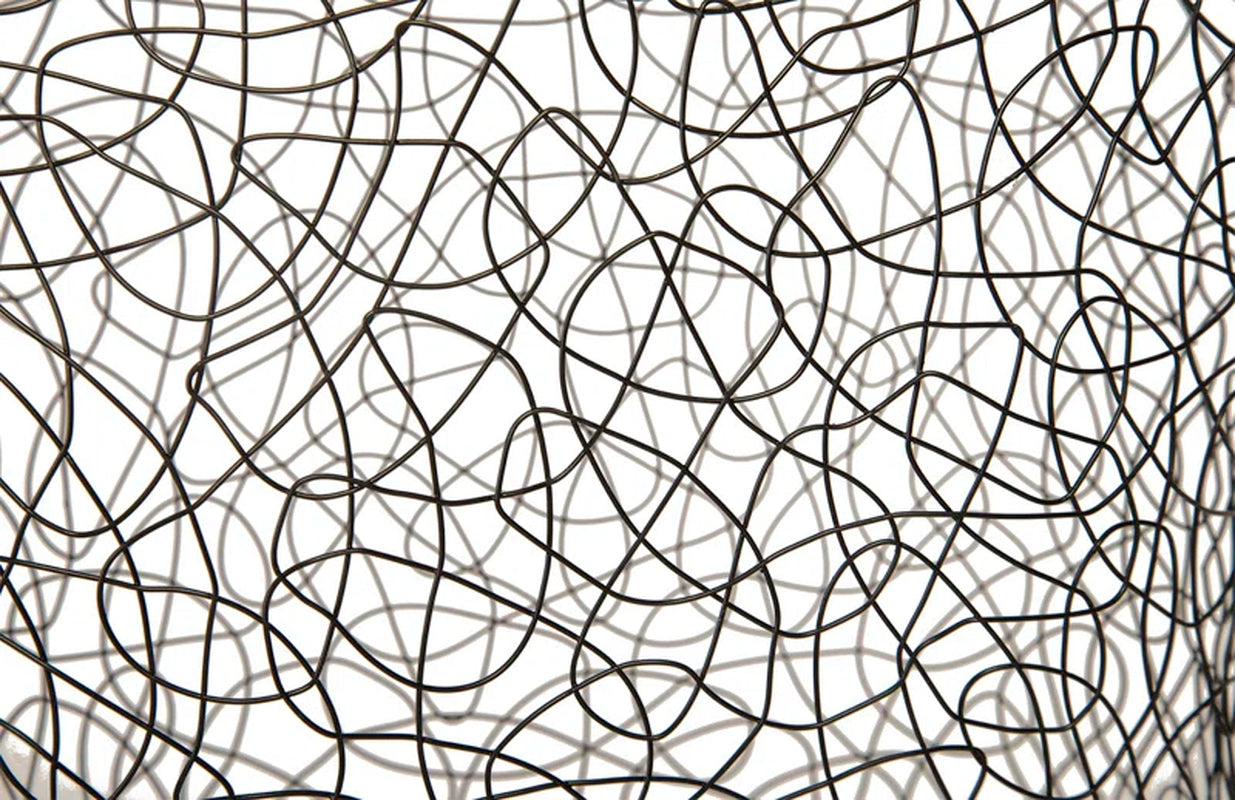 Crazy Wire Lounging Male Statue