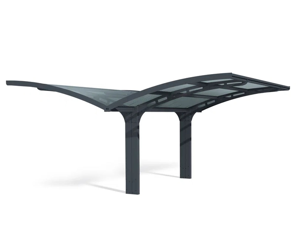 Palram -  Arizona Wave 19 W X 16.2 D Carport