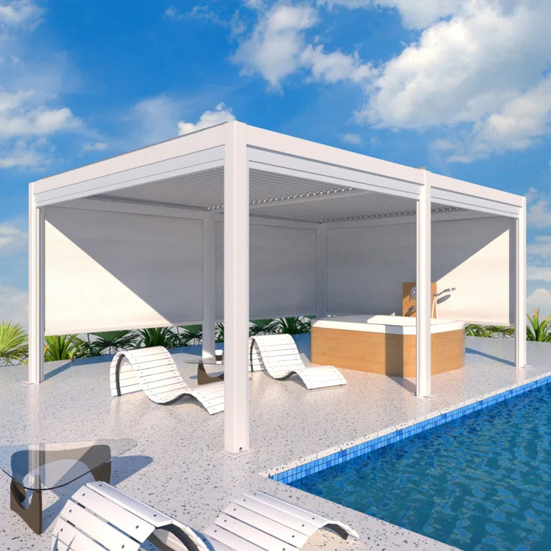 Motorized Aluminum Louver Pergola