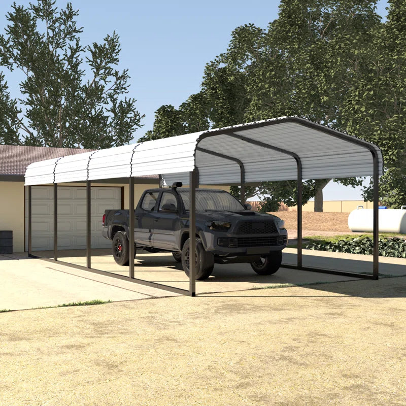 Steel Carport, Galvanized Multiple Sizes