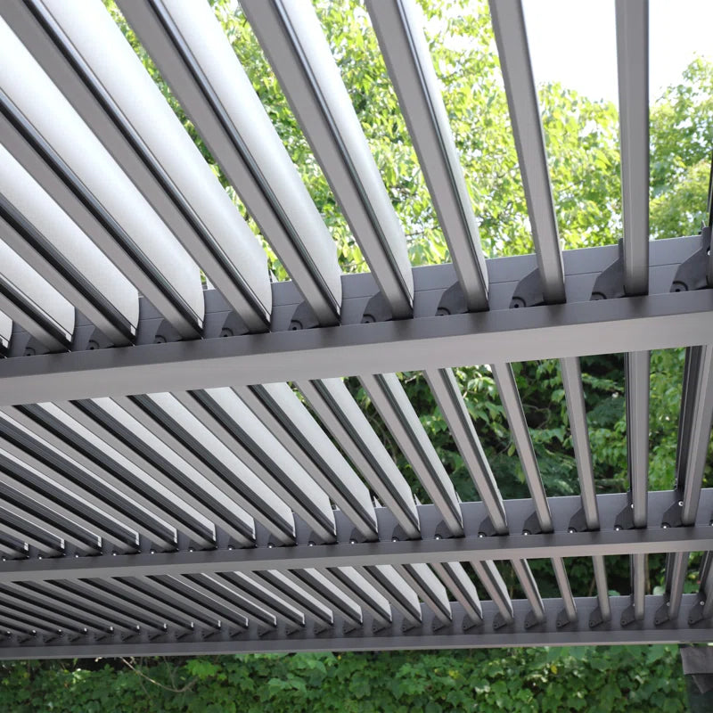 Outdoor Louvered Aluminum Pergola